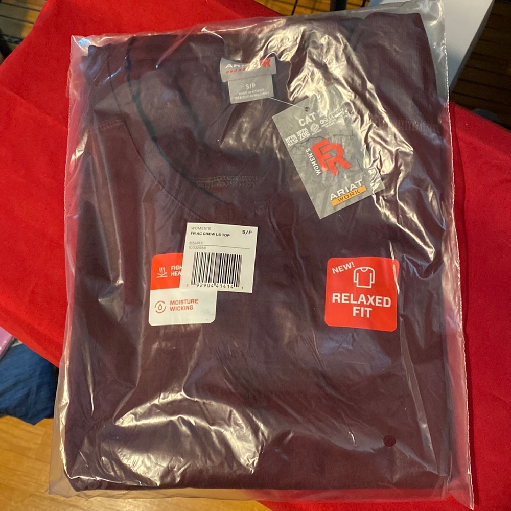 Ariat FR AC Crew Longsleeve Top S/P NWT